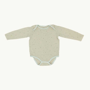 Gently Worn Baby Mori pink speckle body size 12-18 months