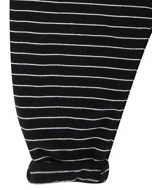 Stripe easy-fit dungarees