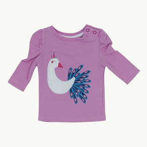 Gently Worn Blade & Rose peacock top size 0-6 months