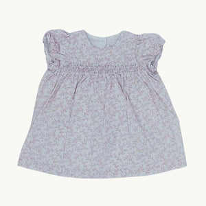 Gently Worn The White Company pink flower dress size 3-6 months