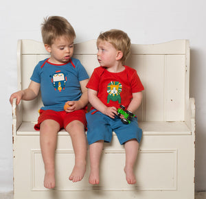 Little Green Radicals bright t-shirts for toddlers
