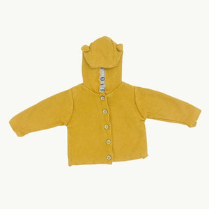 Gently Worn Kite yellow knit cardi size 3-6 months