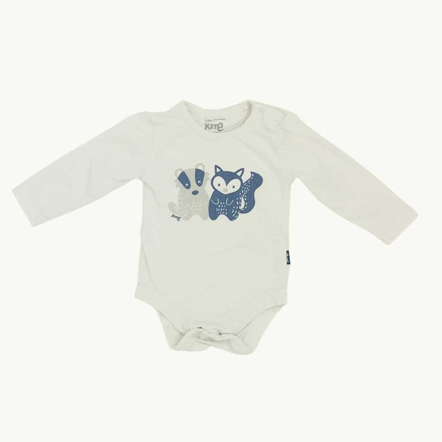 Hardly Worn Kite badger & racoon body size 3-6 months