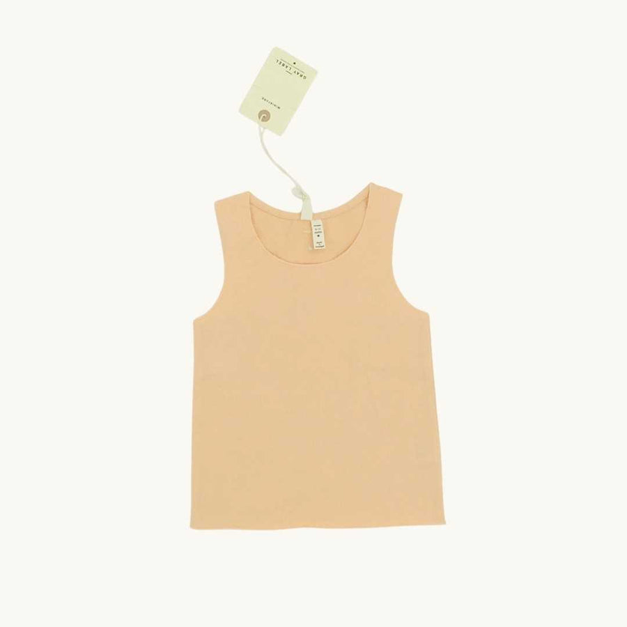 New Gray Label peach tank size 9-12 months