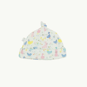 Hardly Worn Jojo Maman Bebe animal knotted hat size 0-3 months