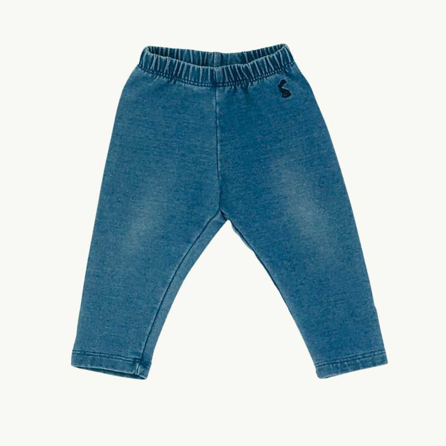 Gently Worn Joules denim leggings size 0-3 months