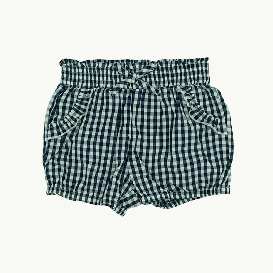 Hardly Worn Dymples gingham checked bloomers size 12-18 months