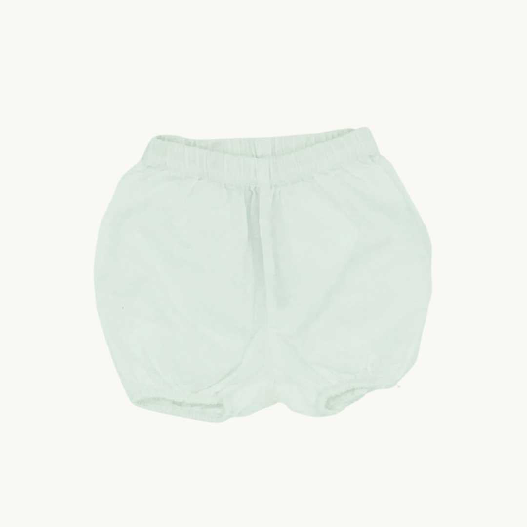 Hardly Worn Tuss white bloomers size 3-6 months