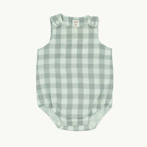 Hardly Worn Seed grey checked bubble size 6-12 months