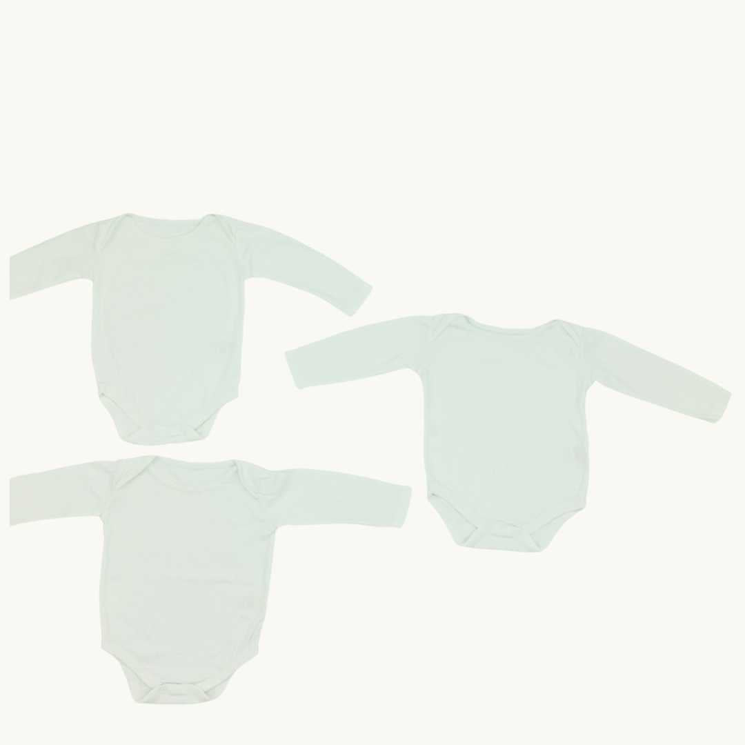 Gently Worn John Lewis long sleeve body set of 3 size 3-6 months