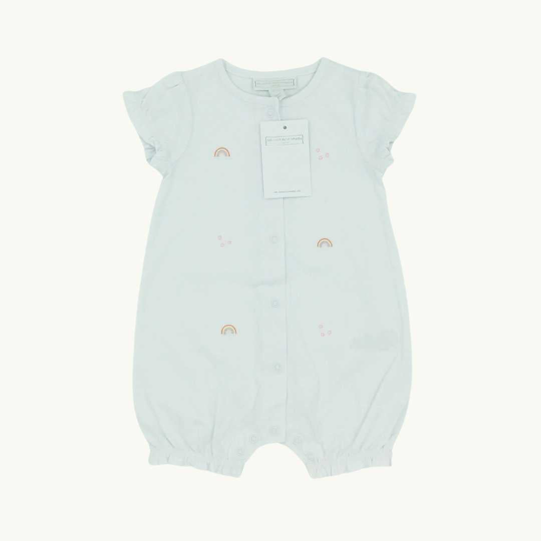 New The White Company embroidery summer romper size 3-6 months