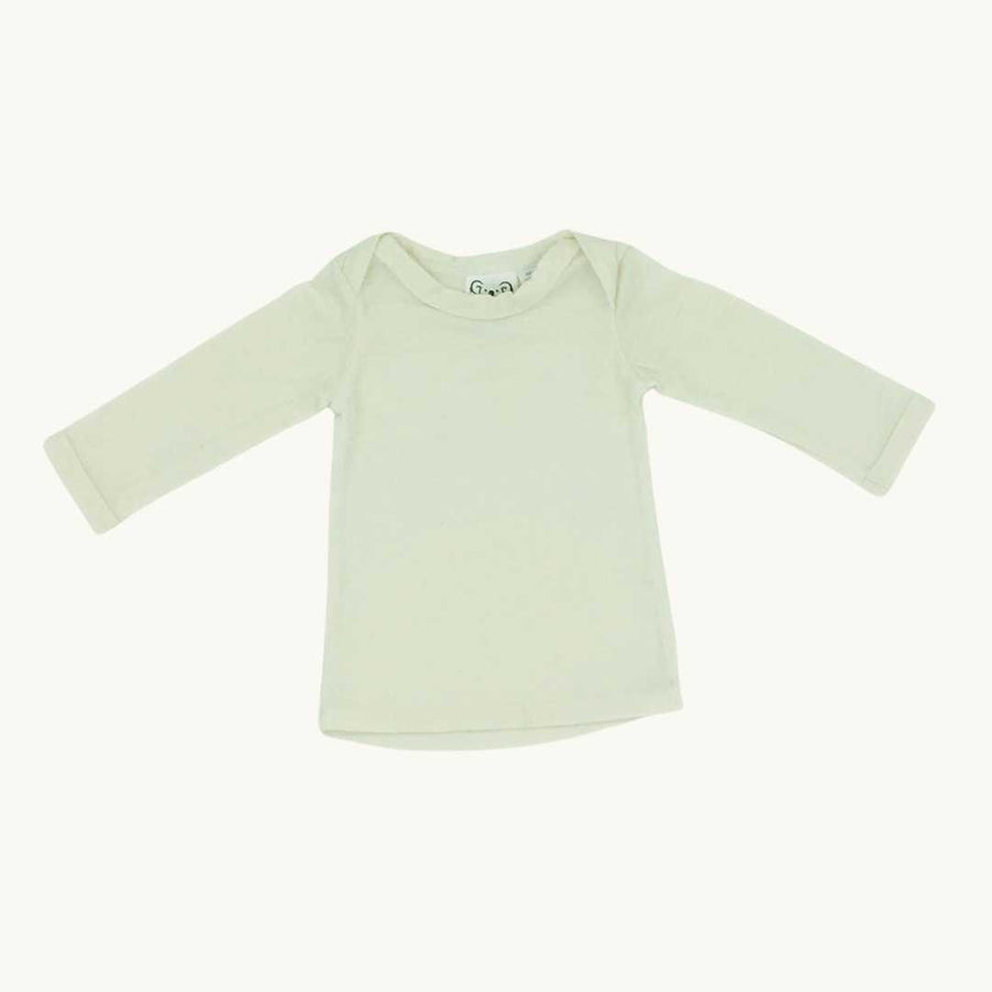 Gently Worn G'Day Baby cream merino wool top size 0-3 months