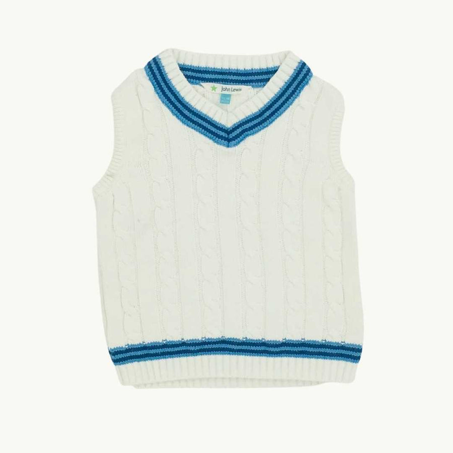 Hardly Worn John Lewis knit vest size 12-18 months