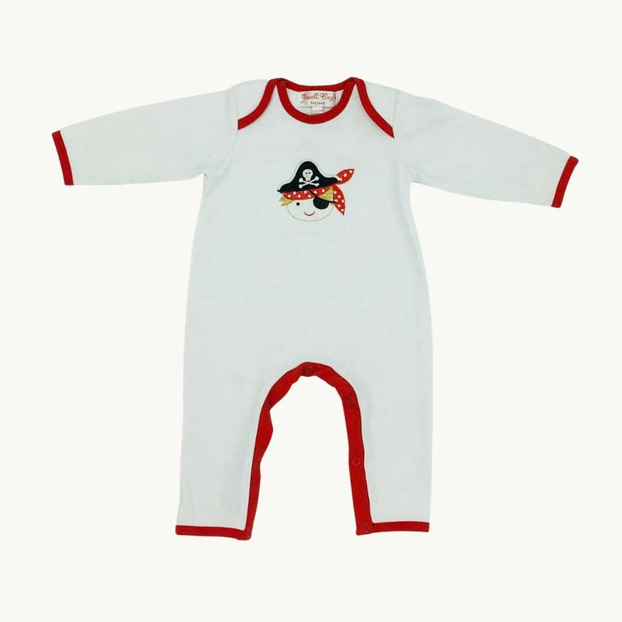 Gently Worn Powell Craft pirate romper size 6-12 months