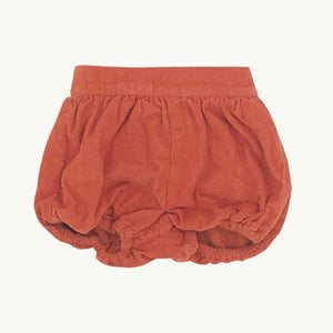 Gently Worn Jojo Maman Bebe orange cord bloomers size 0-3 months