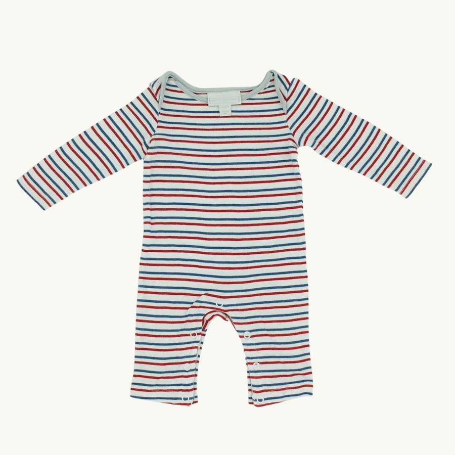 Hardly Worn The White Company striped romper size 0-3 months