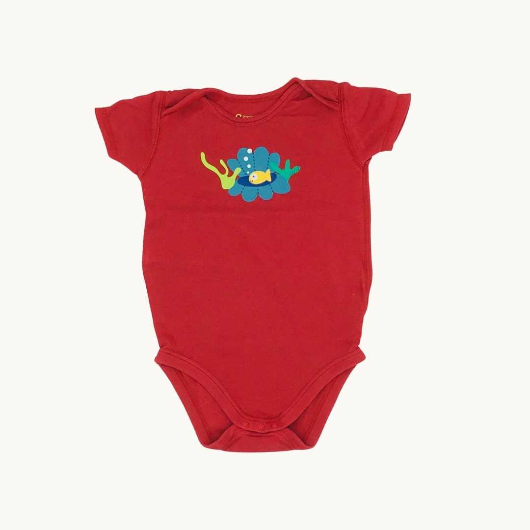 Gently Worn Frugi red sea short body size 12-18 months