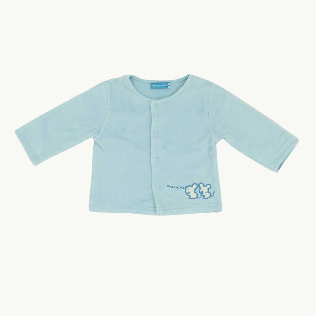 Gently Worn Energino velour set size 0-3 months