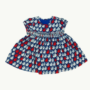 Hardly Worn Question Everything navy rabbit dress size 6-9 months