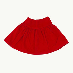 Hardly Worn Jojo Maman Bebe red cord skirt size 12-18 months