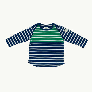 Hardly Worn Joules striped long sleeve top size 3-6 months