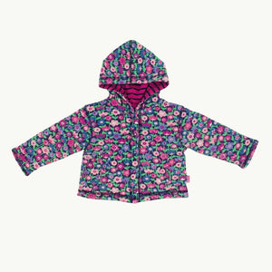 Hardly Worn Jojo Maman Bebe reversible hooded jumper size 3-6 months