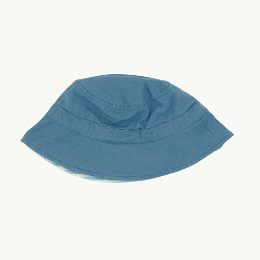 Gently Worn The White Company blue reversible sunhat size 0-3 months