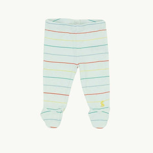 Gently Worn Joules striped footed leggings size 0-1 months