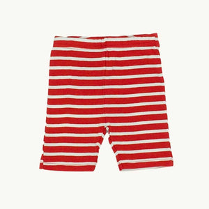 Hardly Worn Jojo Maman Bebe red stripe shorts size 6-12 months