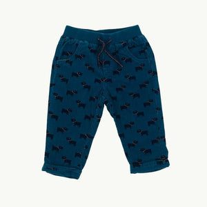 Hardly Worn John Lewis teal puppy pull-ups size 6-9 months