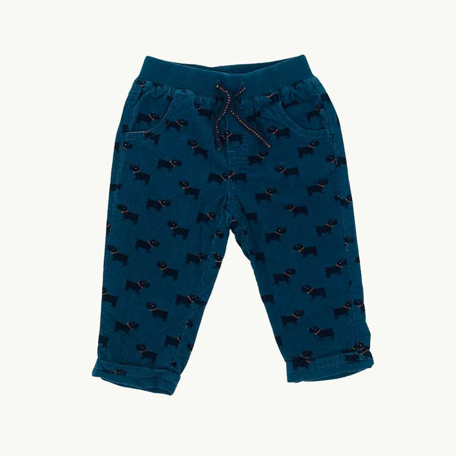 Hardly Worn John Lewis teal puppy pull-ups size 6-9 months