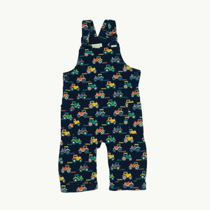 Hardly Worn Jojo Maman Bebe tractor romper dungaree set size 3-6 months