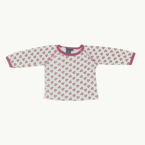 Needs TLC Ej Sikke Lej pink spotty top size 3-6 months