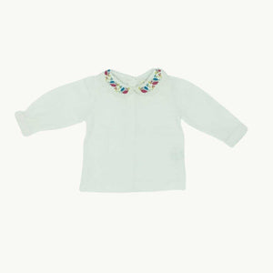 Hardly Worn Kite bird embroidery blouse size 3-6 months