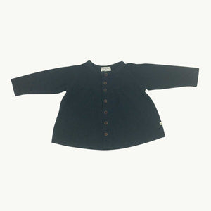 Needs TLC +1 in the family navy-blue cardigan size 6-12 months