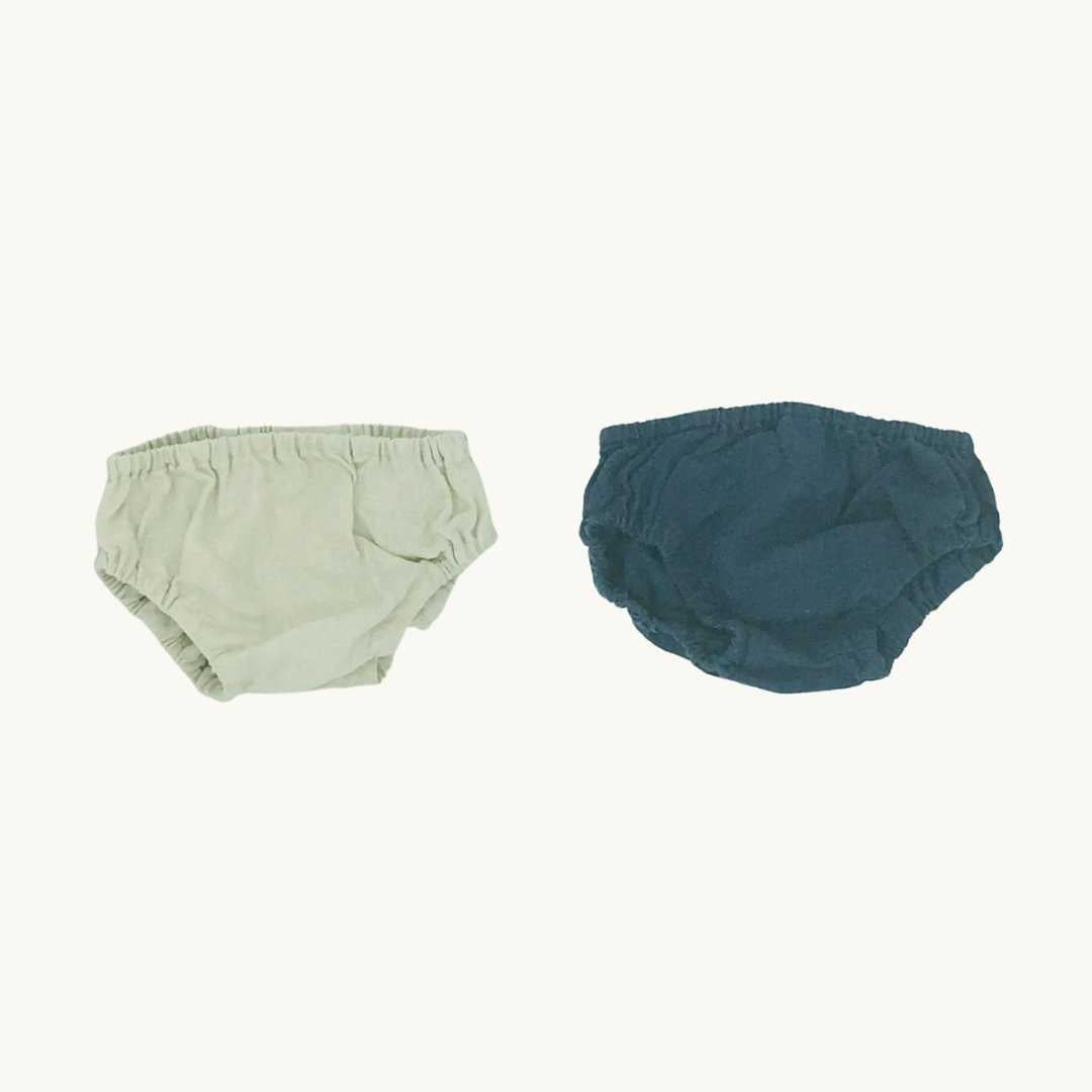 Hardly Worn Handmade set of 2 bloomers size 0-3 months
