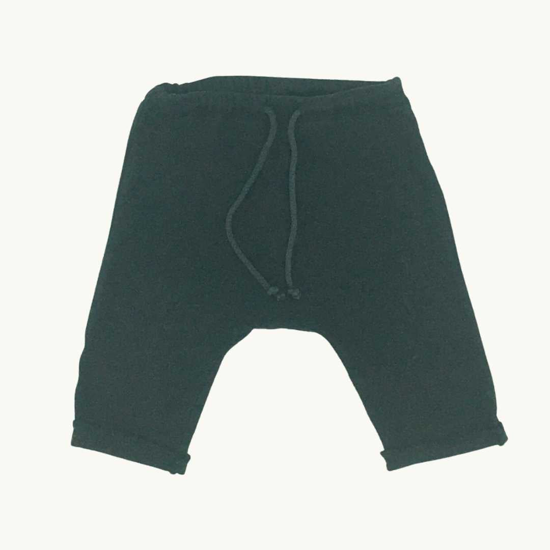 Hardly Worn Co Label dark grey joggers size 3-6 months