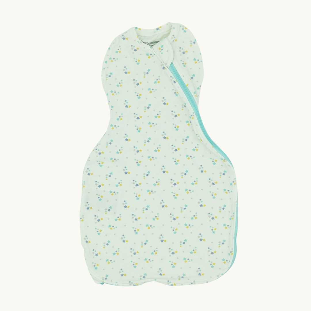 Hardly Worn Tommee Tippee star zip-up swaddle size 0-3 months