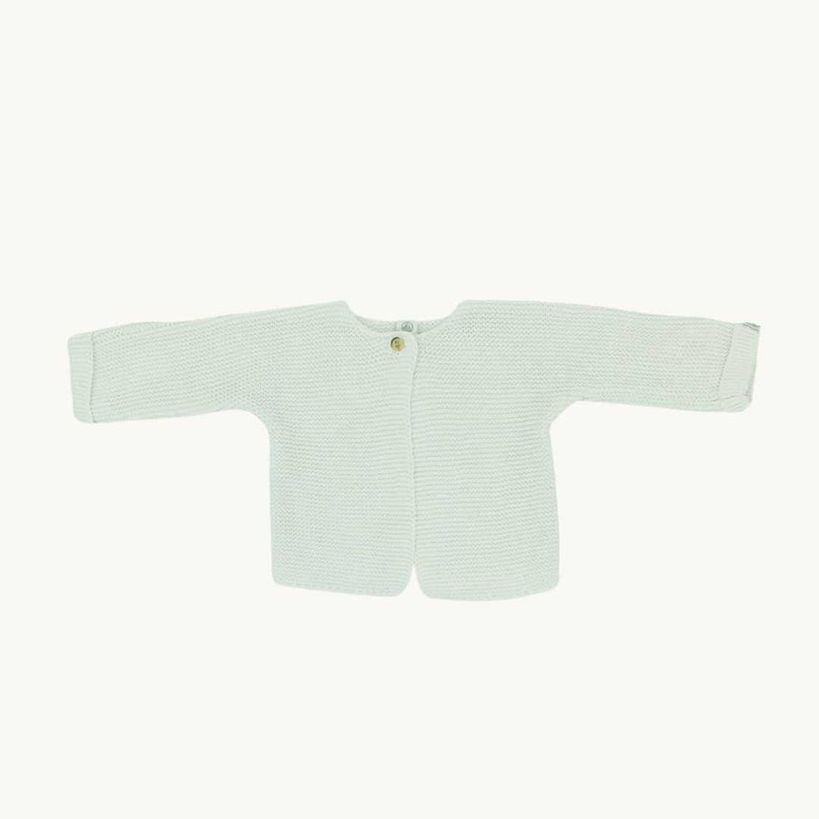 Hardly Worn Petit Bateau white cardigan knit size 3-6 months