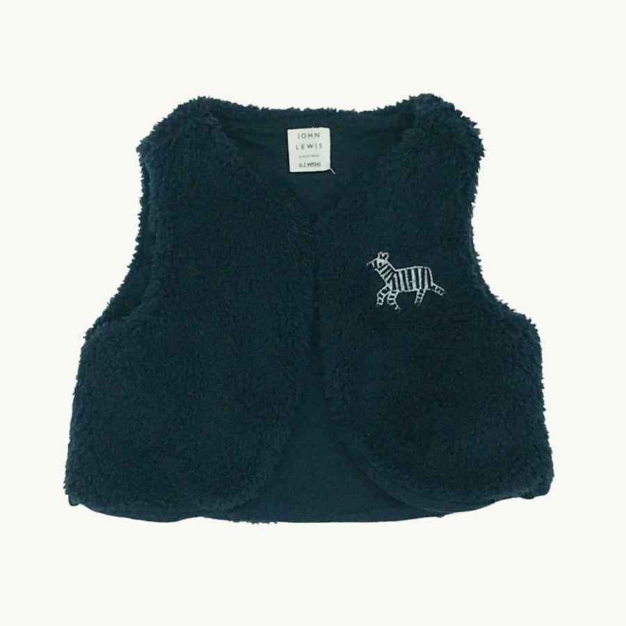 Hardly Worn John Lewis peach romper set size 0-3 months
