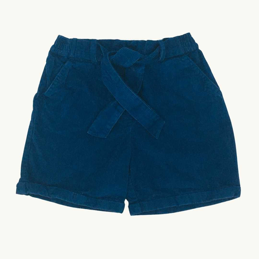 Hardly Worn Kite blue cord shorts size 8-9 years