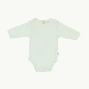 Gently Worn Organic cream long sleeve body size Newborn