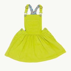 Hardly Worn Boden yellow flower cord dress size 6-7 years