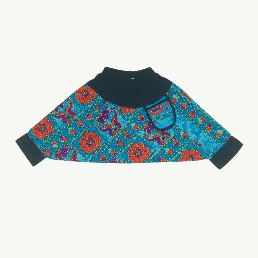 Hardly Worn Mimz & Tribe blue & red geometric harems size 6-12 months