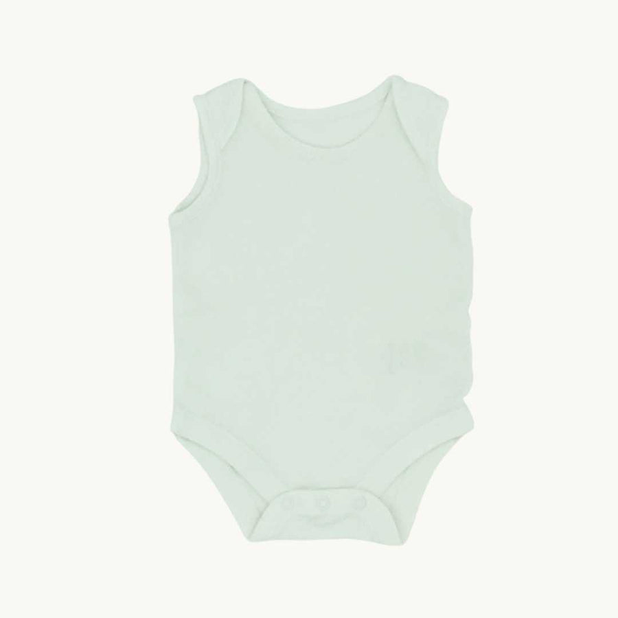 Gently Worn John Lewis white singlet body size 0-3 months