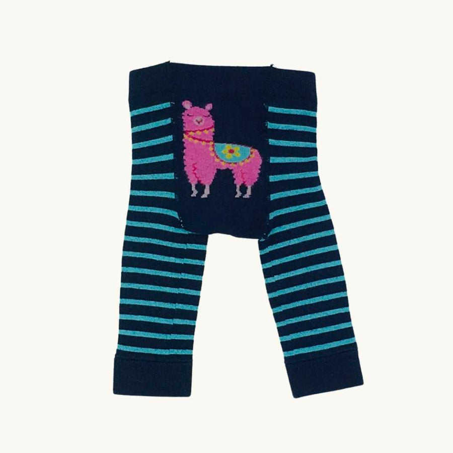 Hardly Worn Jojo Maman Bebe llama knit leggings size 0-6 months