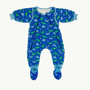 Gently Worn JoJo Maman Bebe dinosaur sleep snuggler size 6-12 months