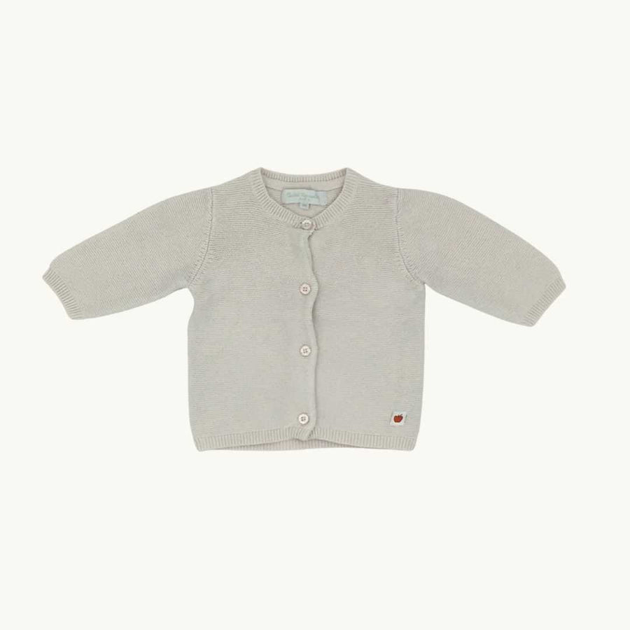 Hardly Worn Cadet Rousselle light pink knit cardigan size 0-3 months