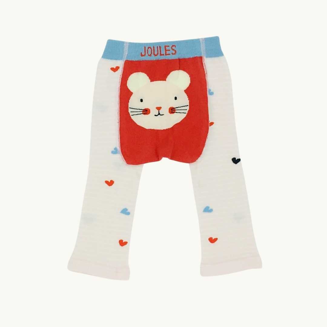 Never Worn Joules mouse knit leggings size 0-6 months - Eco Mama