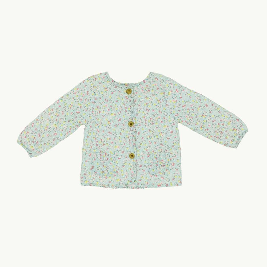 Hardly Worn John Lewis flower quilted jacket size 9-12 months